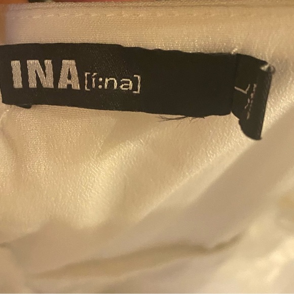 INA Gorgeous white lace maxi dress! Size L - Picture 4 of 4